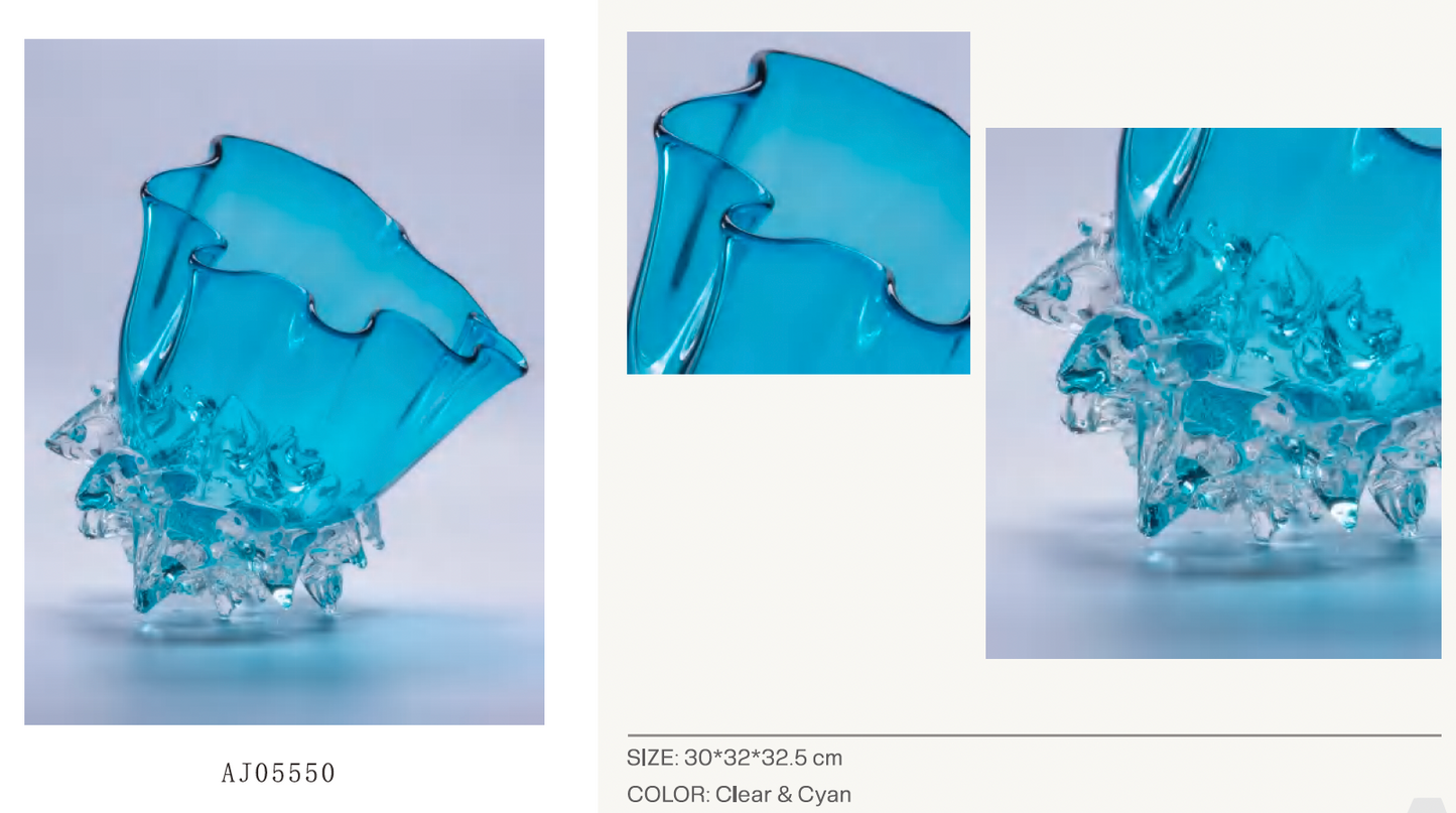 MURATERRA Crystal Blue Bowl   - AJ05550