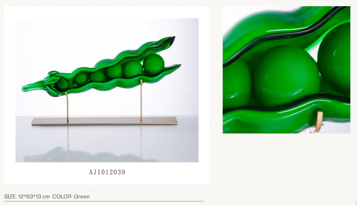 MURATERRA Crystal Green Peas Stand  Decoration  - AJ1012039