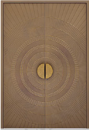 Maple City Doors Double  Aluminum Castle ,72"*108"