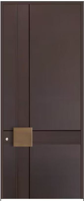 Maple City Doors Single Aluminum Cooper Plate  Door 48"*108"