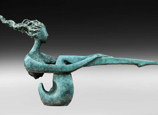 Giovanni Handmade Female Figure Bronze Statue LS-273HL , 150x30x77 cm