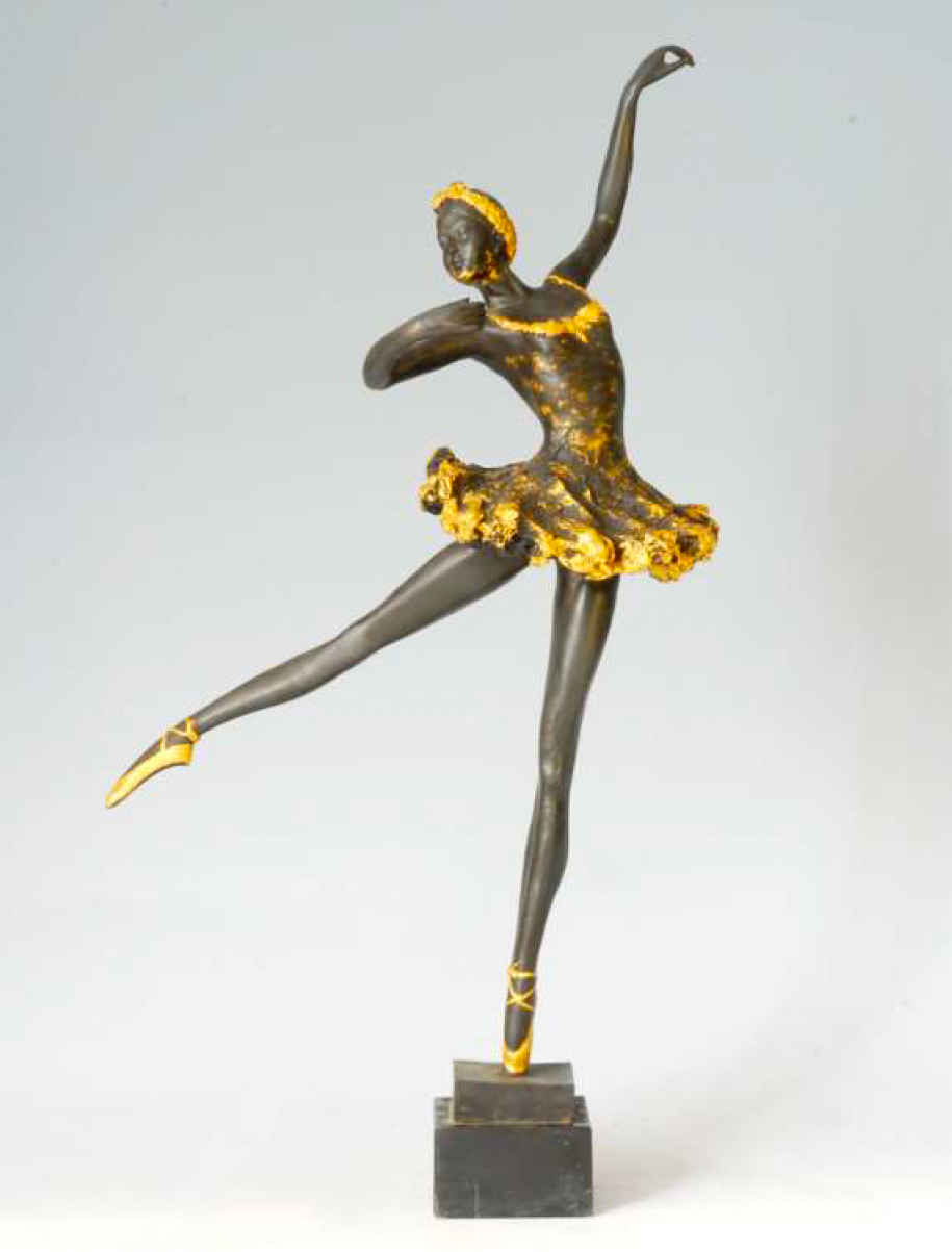 Giovanni Handmade Ballet Female Dance Bronze Statue  LE-024MJ , 50×25×16 cm