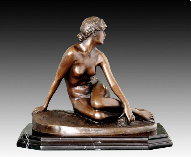 Giovanni Handmade Female Figure Bronze Statue EP-419 , 35×31×29 cm