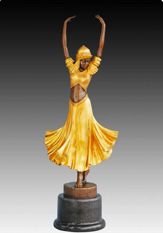 Giovanni Handmade Dancer Bronze Statue EP-042MJ, 55×20×14 cm