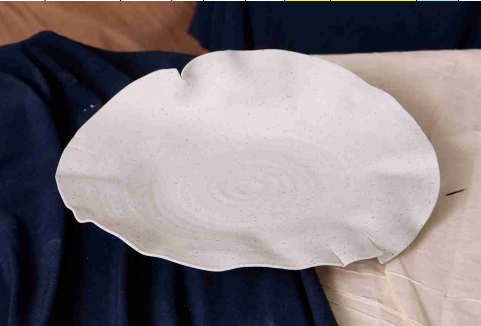 CLAIR & CHIC  Handmade Ceramic Plate  - JDC25015