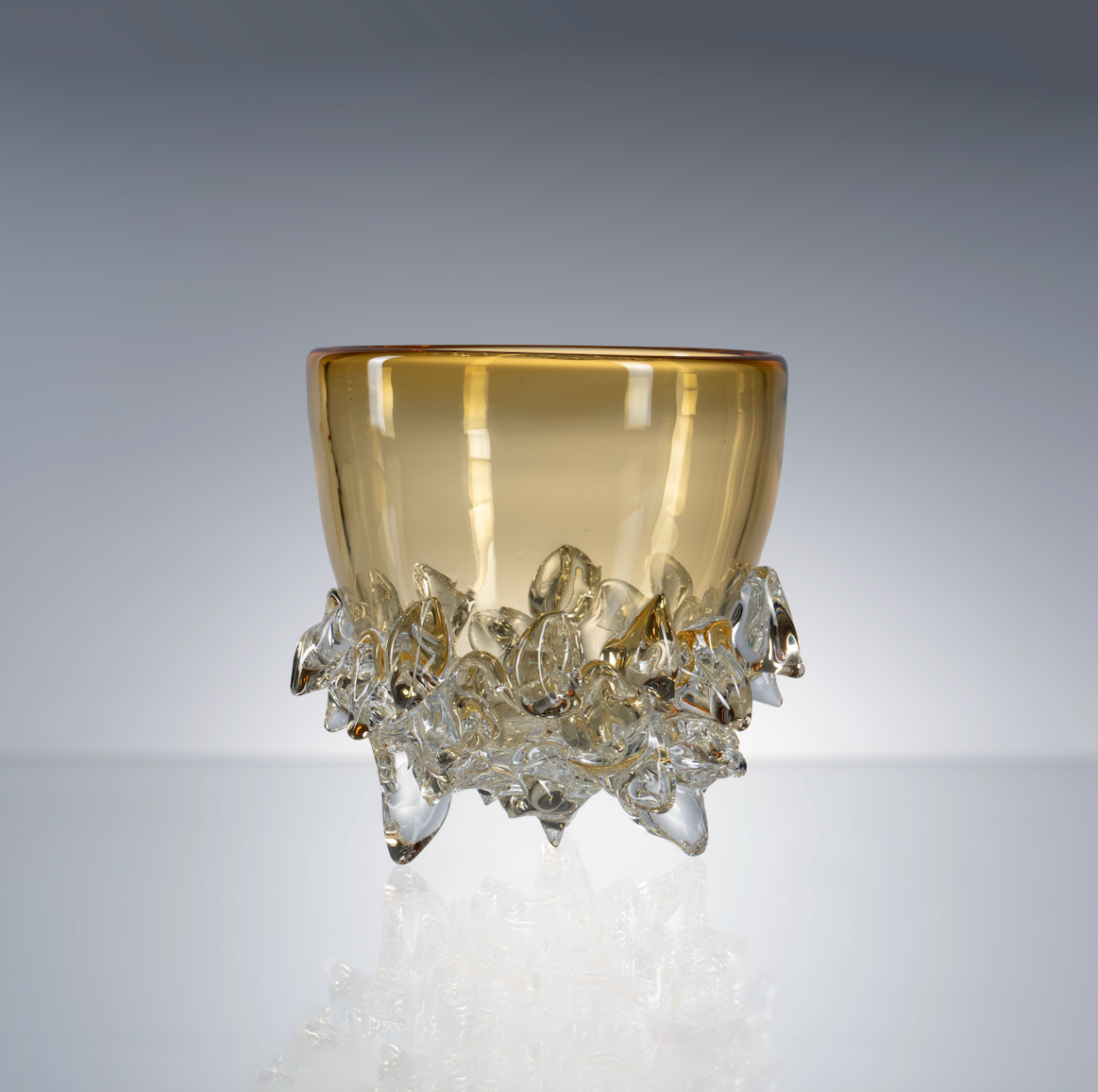 MURATERRA Crystal Amber Bowl    - AJ02043