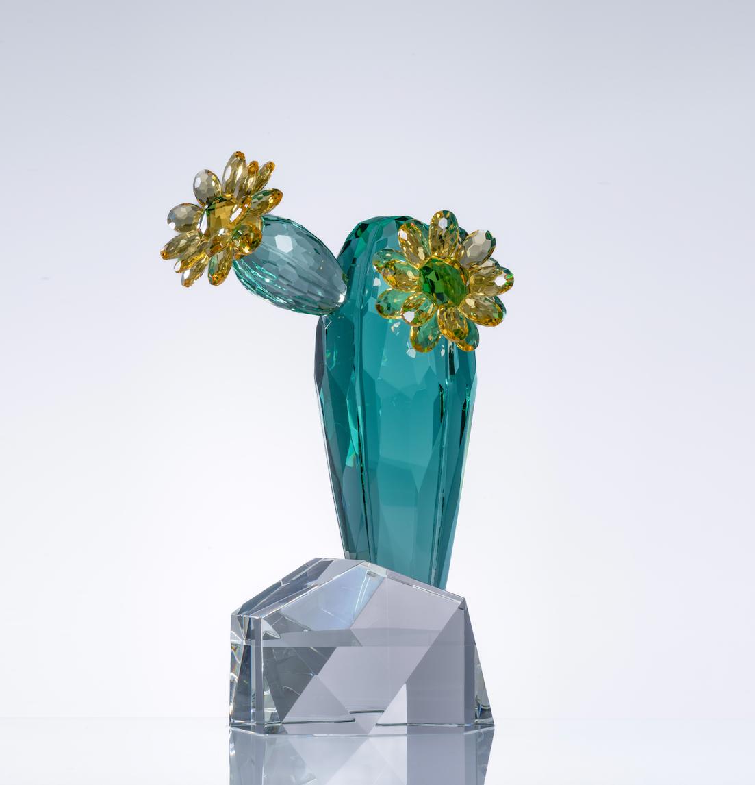 MURATERRA Crystal Cactus Stand  Decoration  - AJ05432