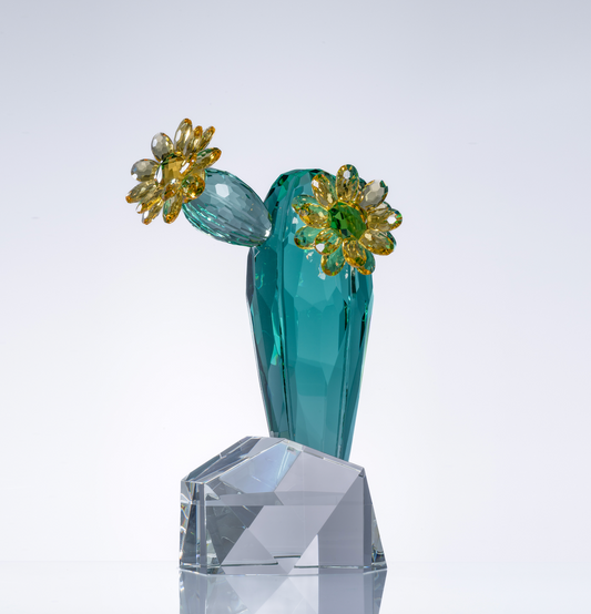 MURATERRA Crystal Cactus Stand  Decoration  - AJ05432